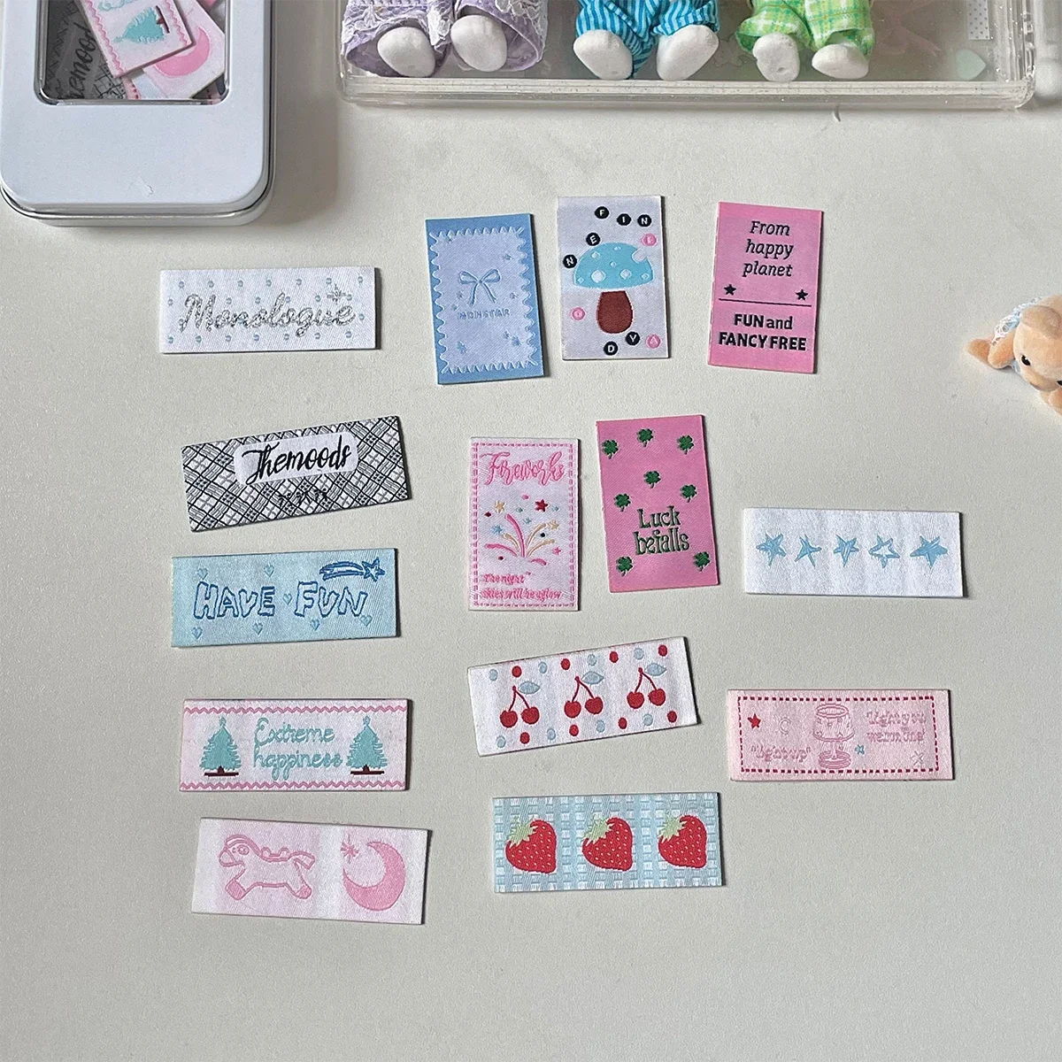 Adhesive cloth sticker, sewing handmade clothing weaving mark