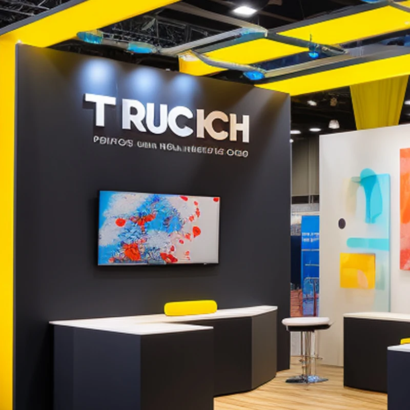 Exhibition Booth Manufacturer Clothing Design Aluminum Profile Edge Lit Exhibit Event Trade Show Display Stand for Sale