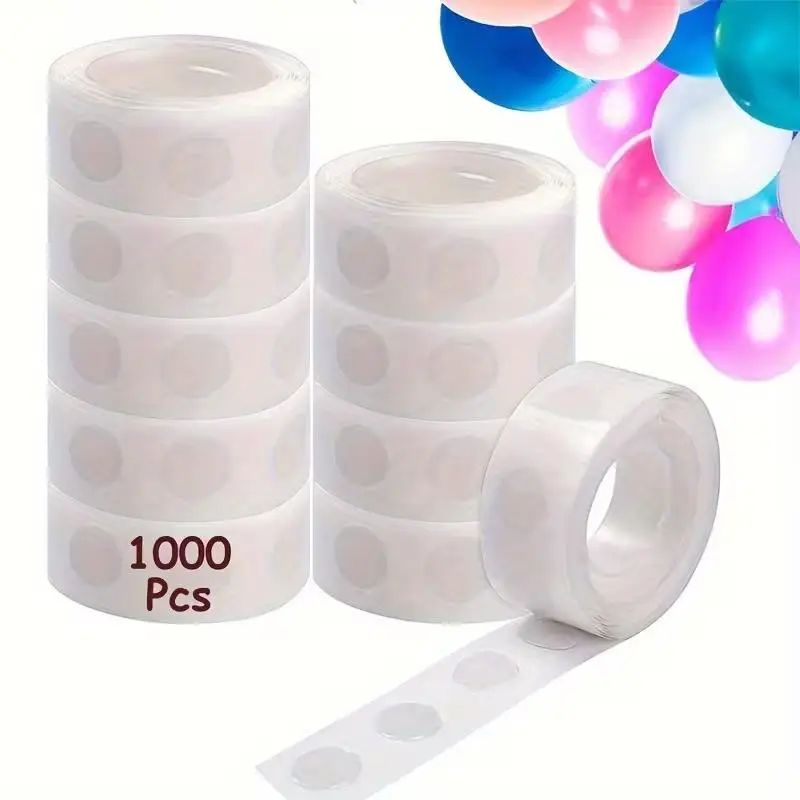 5/10 Rollen Doppelseitige Ballon-Klebepunkte Wand- und Deckenklebeband Geburtstags-Party Hochzeit Ballonbogen DIY Dekoration