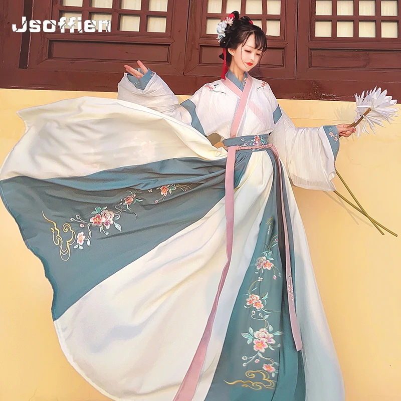 

Chinese Traditional Princess Dress Woman Ancient Hanfu Costume Lady Elegance Fairy Cosplay Clothing Tang Dynasty Folk Dancewear