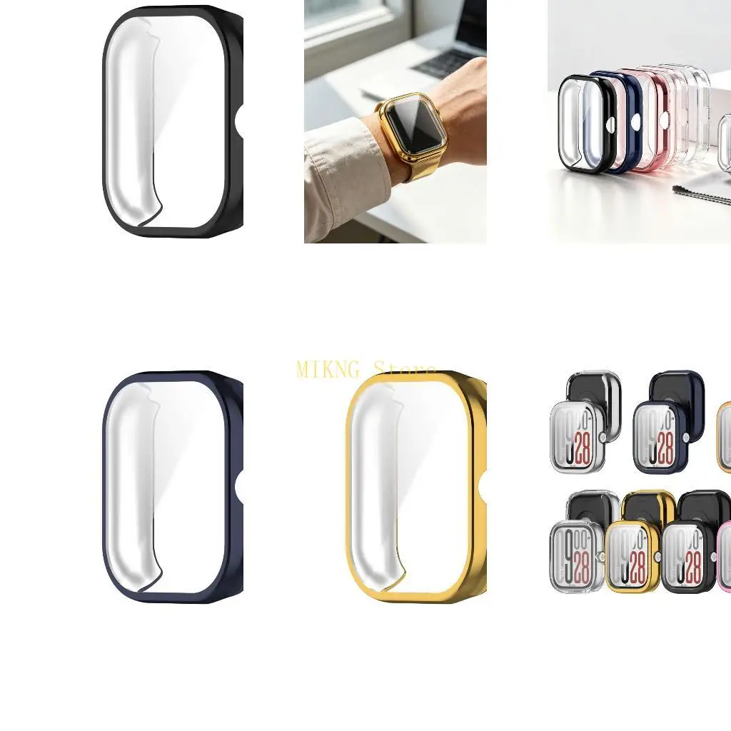 Full Shell Watch Cover with Open Side Button Area for Watch 5 Daily Wear, Frame Coverage, and Simple Scratch Care Uses+ Best