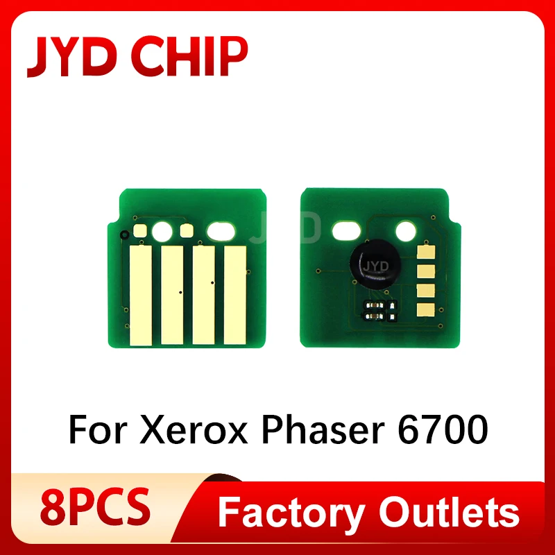 

Чип картриджа с тонером для Xerox Phaser 6700 совместимый с 106R01506 106R01503 106R01504 106R01505 сброс заправки принтера