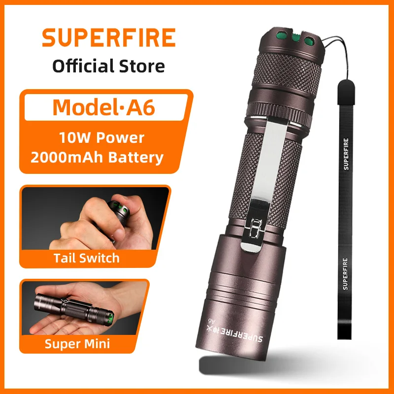 Superfire A6 10W Fl…