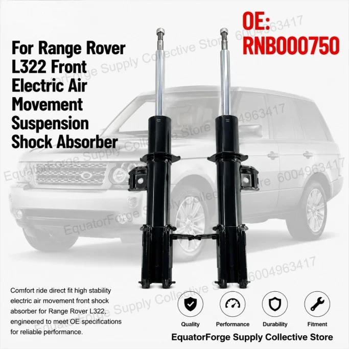 Comfort Ride Direct Fit High Stability Electric Air Movement Front Shock Absorber for Range Rover L322 - OE RNB000750
