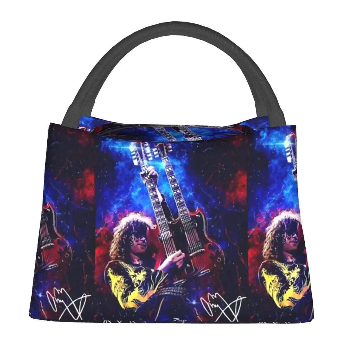 Legend Jimmy-Page Lunch Bags Insulated Bento Box Waterproof Lunch Tote Picnic Bags Cooler Thermal Bag for Woman Children Work