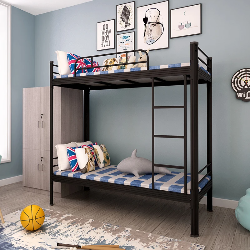 Modern Bedroom Children School Dormitory Furniture Adults Metal Kids Bunk Bed