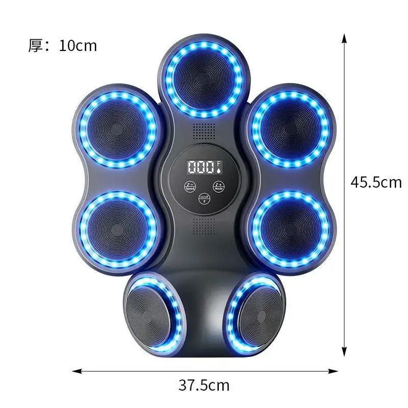 

Умная Bluetooth-мишень для бокса с синхронизацией музыки, электронный тренажер для отработки ударов и кардиотренировок в помещении