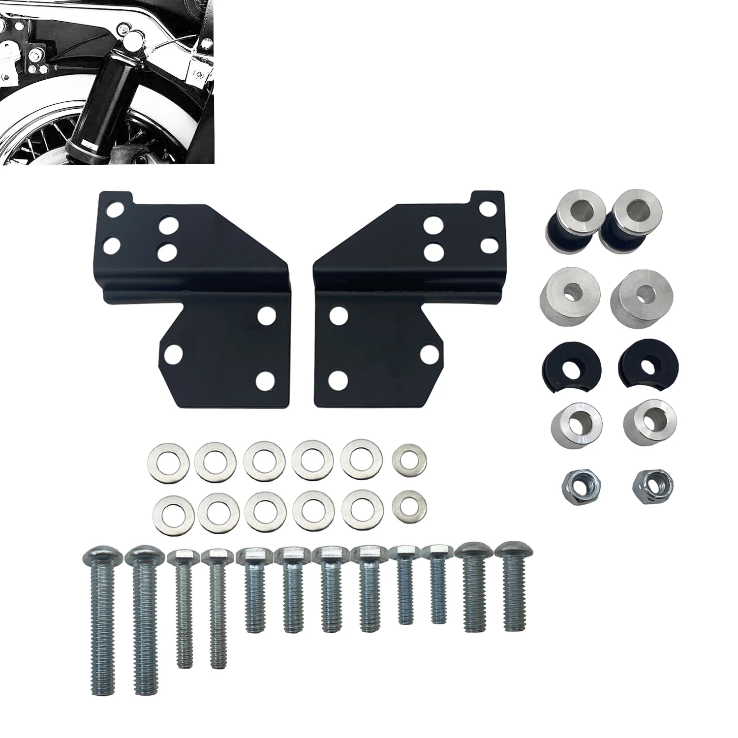 Front Detachable Docking Hardware Kit Fit For Harley Touring Road King Street Glide Electra Glide 1997-2008