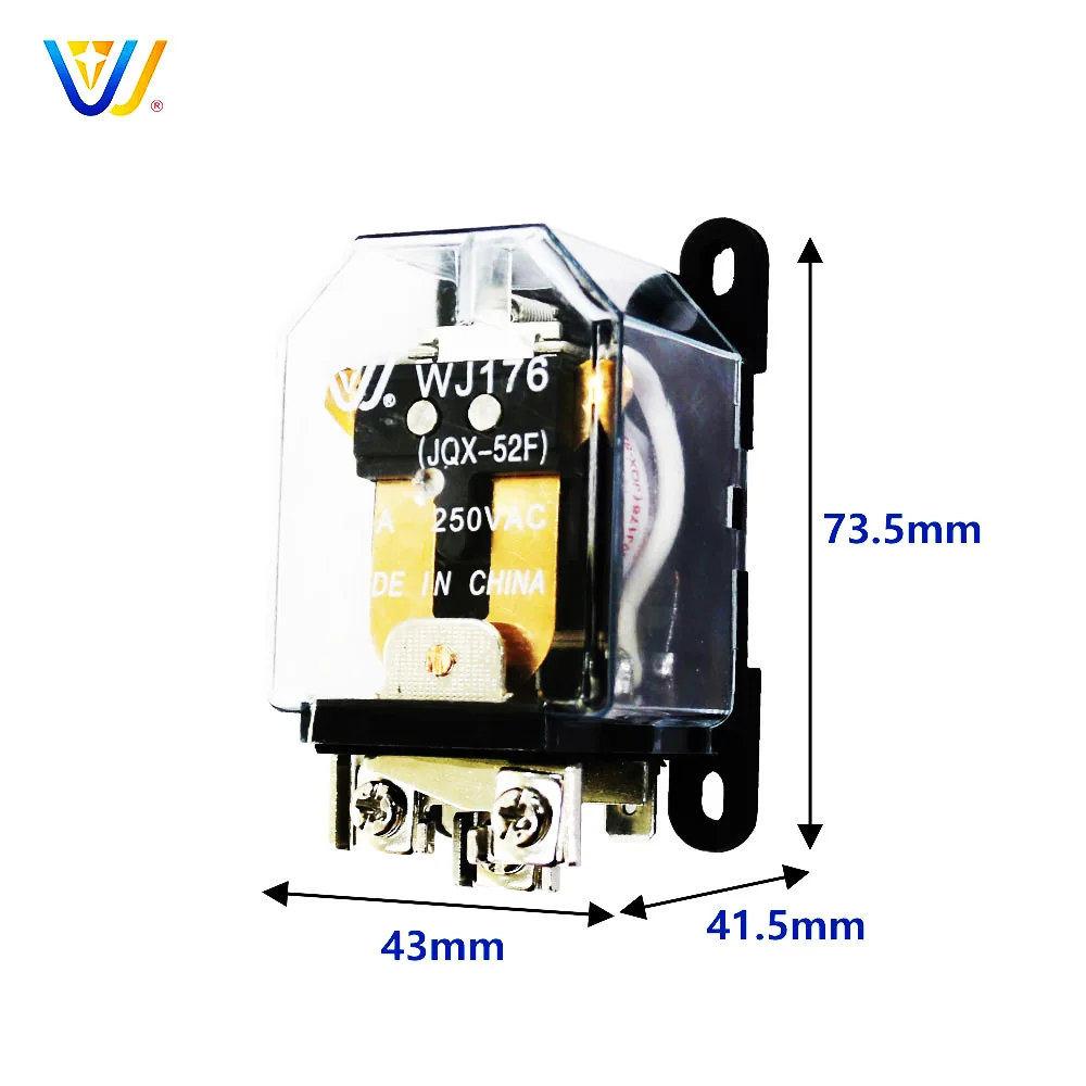 JQX-52F spdt 12V 24V relay 220V 40a High-power Relay Repair Electromagnetic Reley Screw Mount Relay JQX 52F JQX52F WJ176