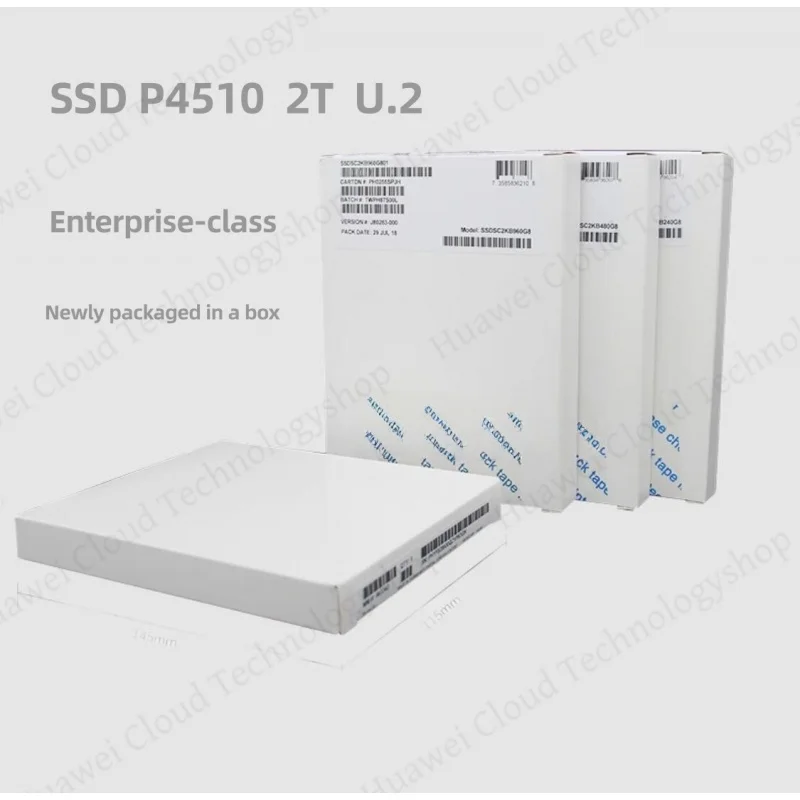 ไดรฟ์โซลิดสเตท SSD รุ่น Original P4510 P4500 2TB U.2 NVME สำหรับเซิร์ฟเวอร์ระดับองค์กร บรรจุในกล่องใหม่เอี่ยม