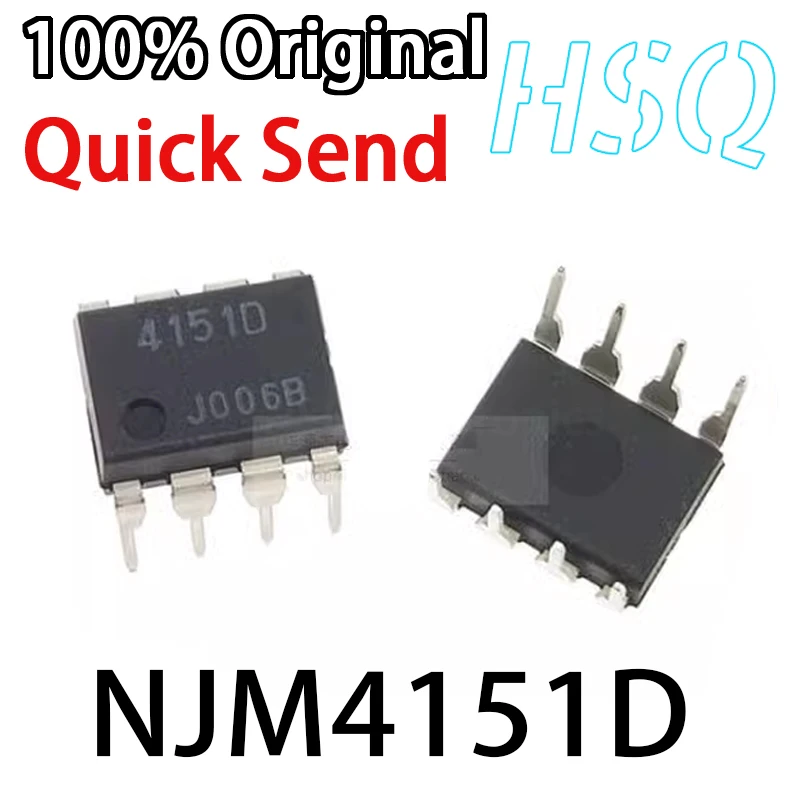 1PCS NJM4151D Brand New Original 4151D DIP-8 Bidirectional Counter Converter