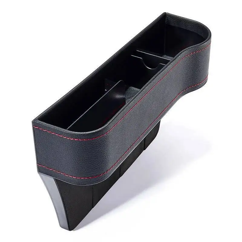

For Car Seat Gap Storage Box Organizer Leather Cup Holder Auto Interior Pocket Armrest Pad Drop Stop Accessories