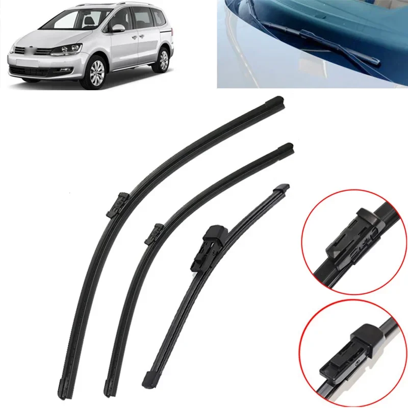 

Front and Rear Windshield Wiper Blade For VW Sharan 3 III MK3 2011-2019 Windscreen Window Back Brushes Glass Blades Accessories