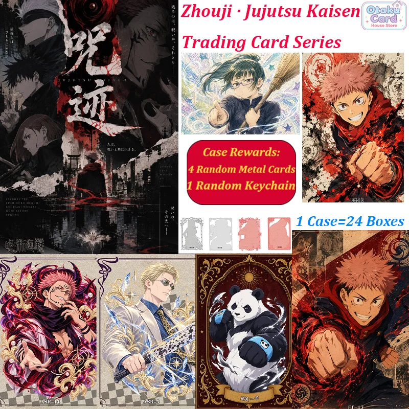 Wholesale Jujutsu Kaisen Standard Collectible Trading Cards, Anime TCG Full Set With Gojo Satoru Yuji Itadori Fan Collection