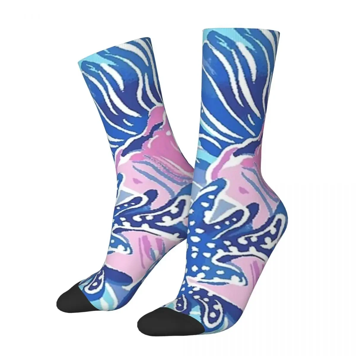 

Носки Lily Pulitzer (21), поглощающие пот чулки Харадзюку, всесезонные длинные носки, аксессуары для подарка унисекс