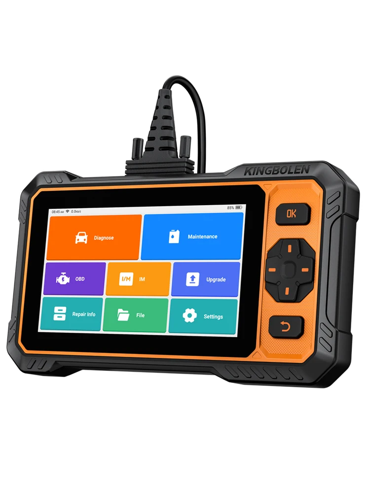 Kingbolen S6 Pro OBD2-Scanner für alle Systeme, 20 Rest-Servicefunktionen, bidirektionales Scan-Tool, CAN FD, FCA, Auto-Diagnosegerät, lebenslange kostenlose Updates