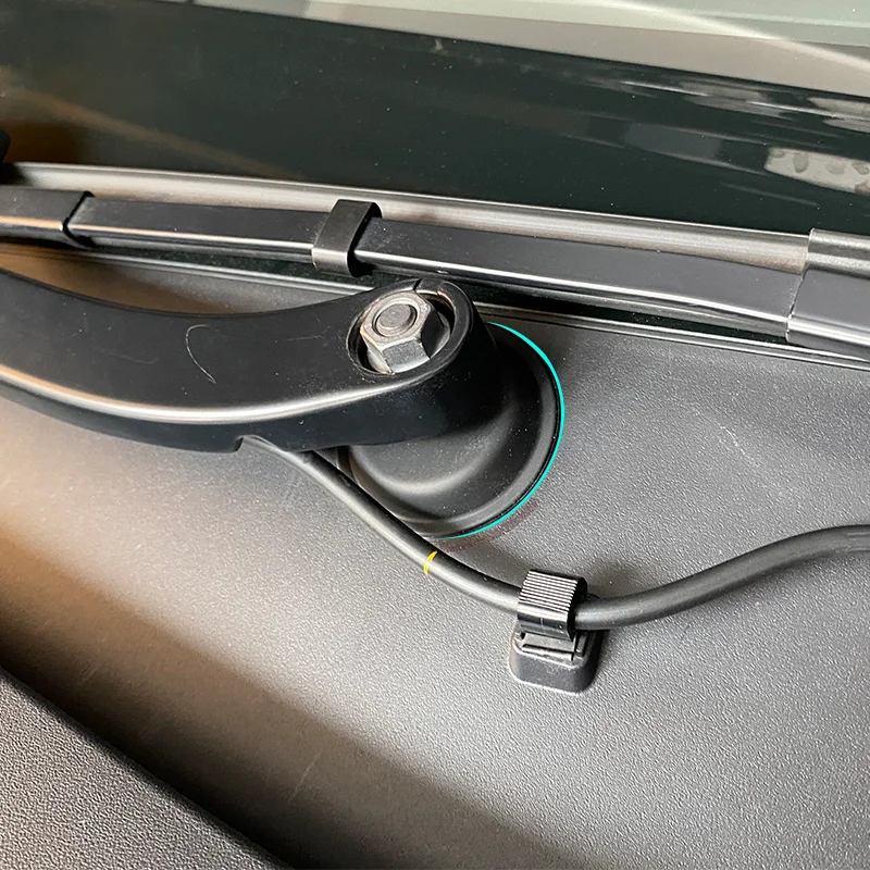 For Tesla Model Y 2016-2022 Accessories Car Wiper Arm Bottom Hole Protective Cover Auto Dustproof Waterproof Block Off Plug Cap