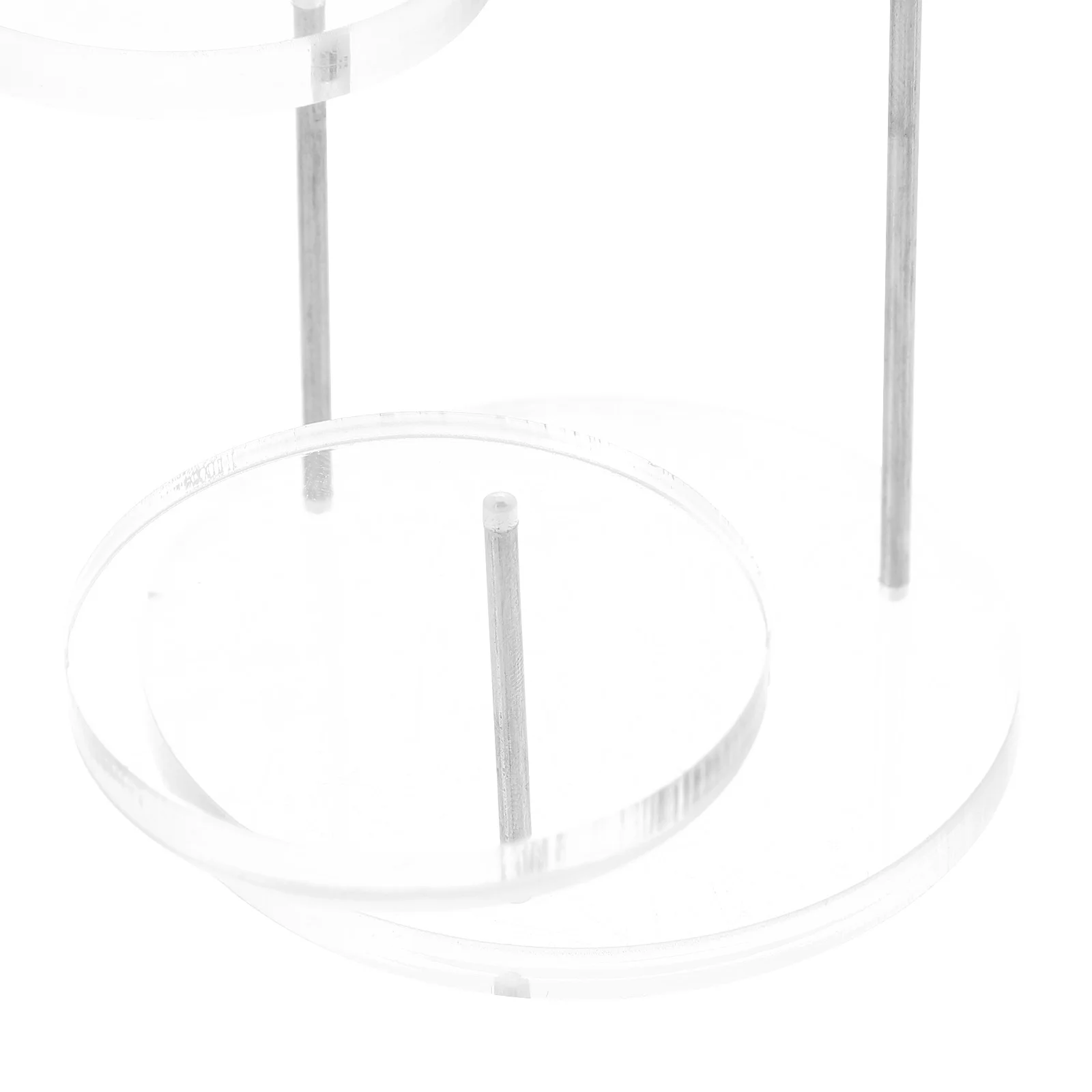 

Clear Display Stand Jewelry Riser Desktop Organizer Minimizes Space Occupation Versatile Decor Style Pedestal Stands for Display