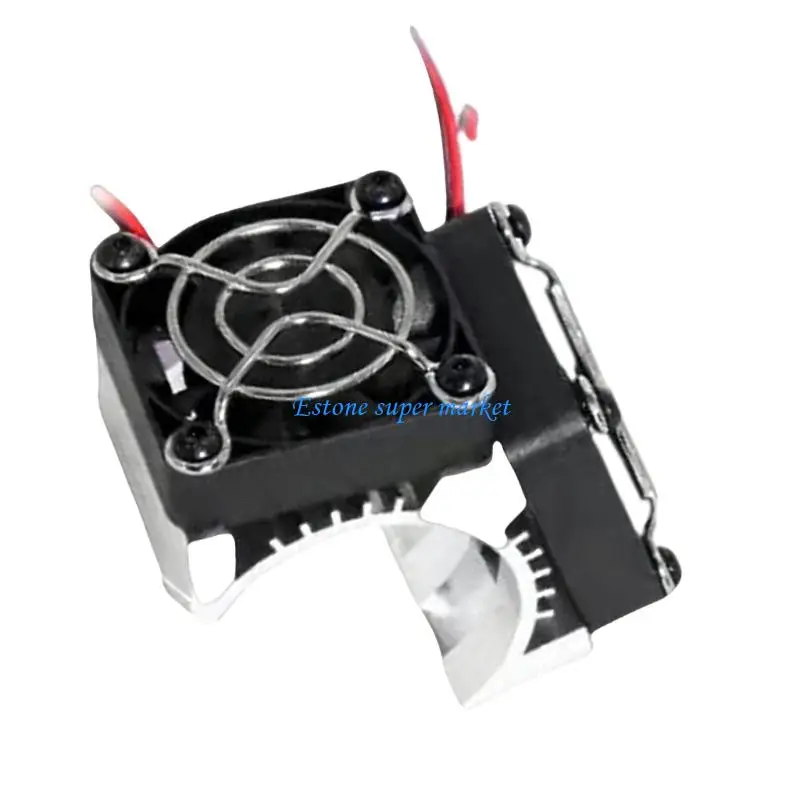 090B Geluidsarme koelventilatorkits Dubbele ventilatorontwerp koellichaam voor 1/8 model automotor