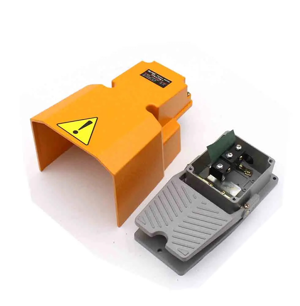 LTH-1/6 Foot Switch Aluminum Shell Machine Tool Parts Silver Point Electrical Power Industrial Reset pedal switch
