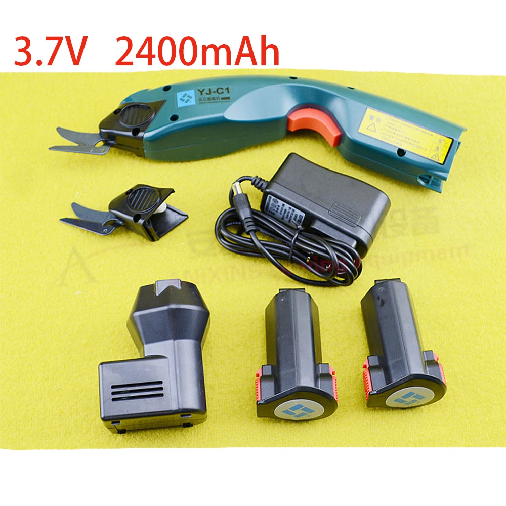 3.7V 2400mAh 100% ใหม่สำหรับ YJ-C1เครื่องตัด YJ-C50ไร้สายกรรไกรตัดหนังแบตเตอรี่เครื่องมือตัดเย็บ