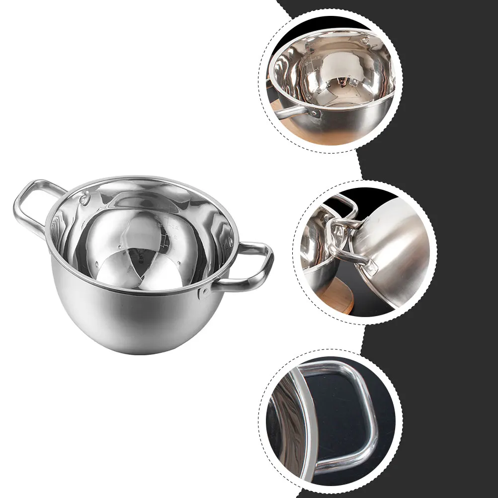 

Induction Thickened Stainless Steel Pot Hot Hotpot Cooker Saucepan Kitchen Stew Pots with Lids