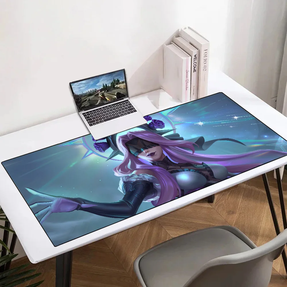 Syndra League Of Legends Mousepad Mouse Mat Desk Mat With Pad Gaming Accessories Prime Gaming XXL Keyboard Pad Padding Mat