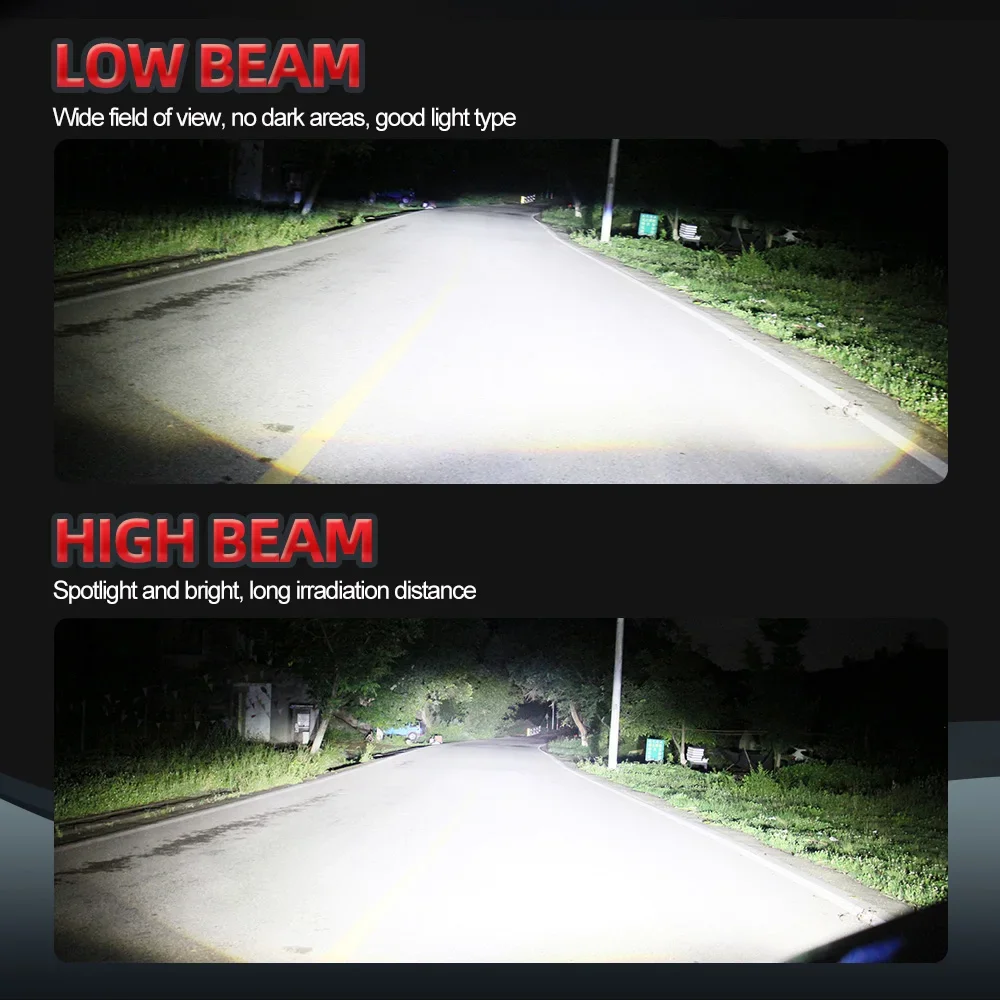 PAMPSEE H7 H4 H11 Canbus Bulb Led Lamp CSP 3570 High Power Car Headlight HB3 HB4 9005 9006 H1 Fog Light 240W 60000LM 6000K M8Pro - Image 6