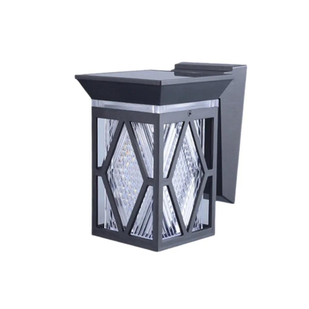 

IP54 Rating Solar Wall Lights Waterproof 3 Color Lights Intelligent Wall Sconce Adjustable Light Sensor Solar Street Lantern