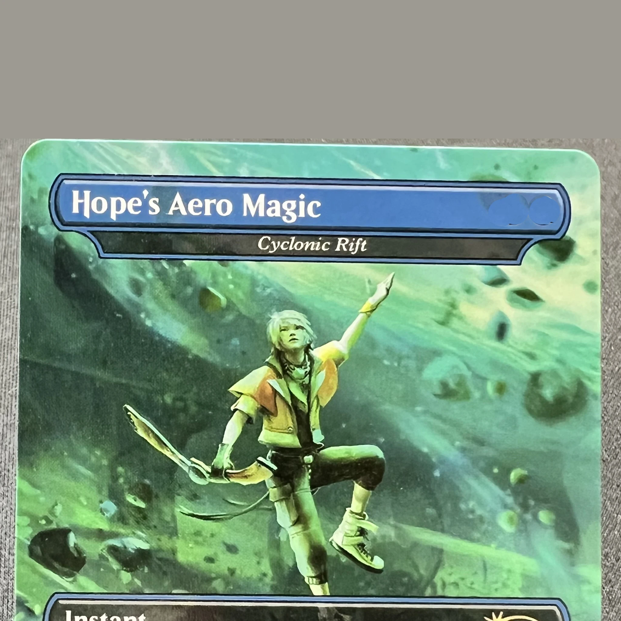 Buster Swo Cloud، Midgar Traveling Choco FIN Ornitier FCA HOLO TCG Custom English Card Quality Board بطاقة التداول