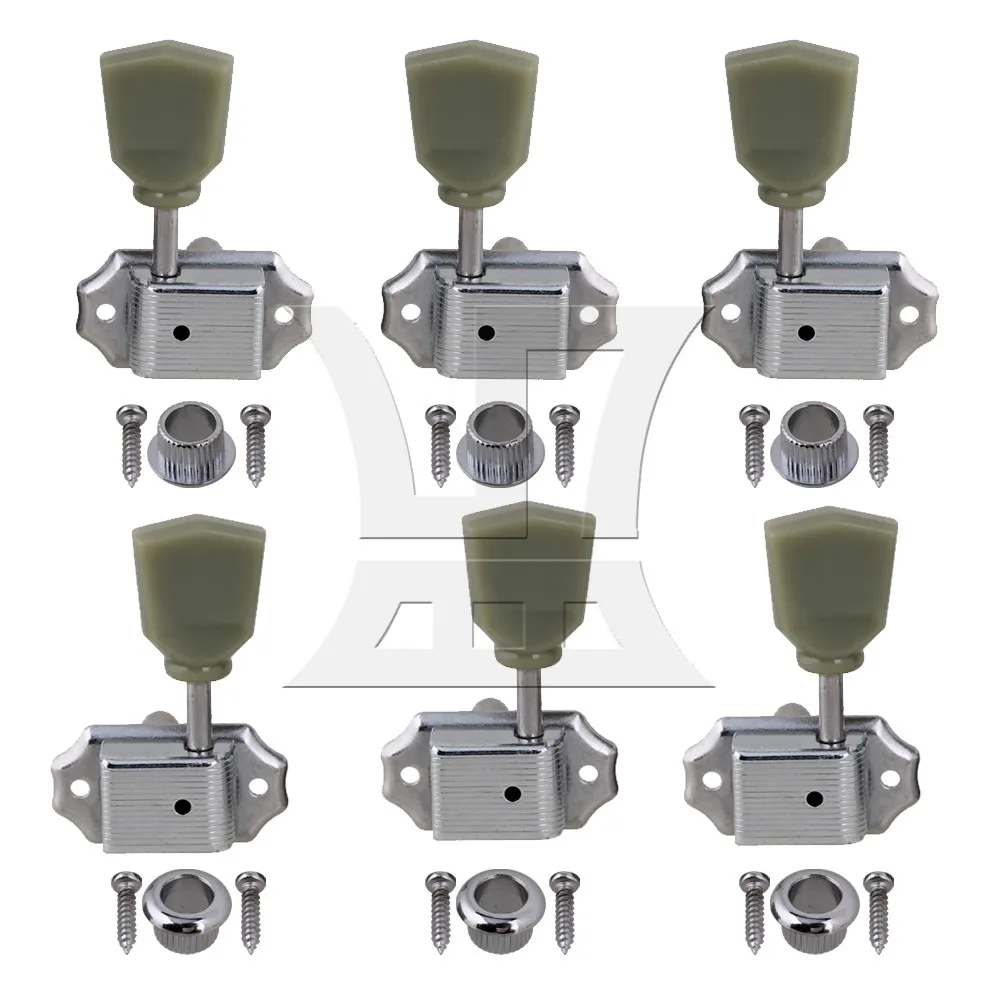 

Yibuy Guitar String Tuning Machines Tuning Keys Replacement Accessories