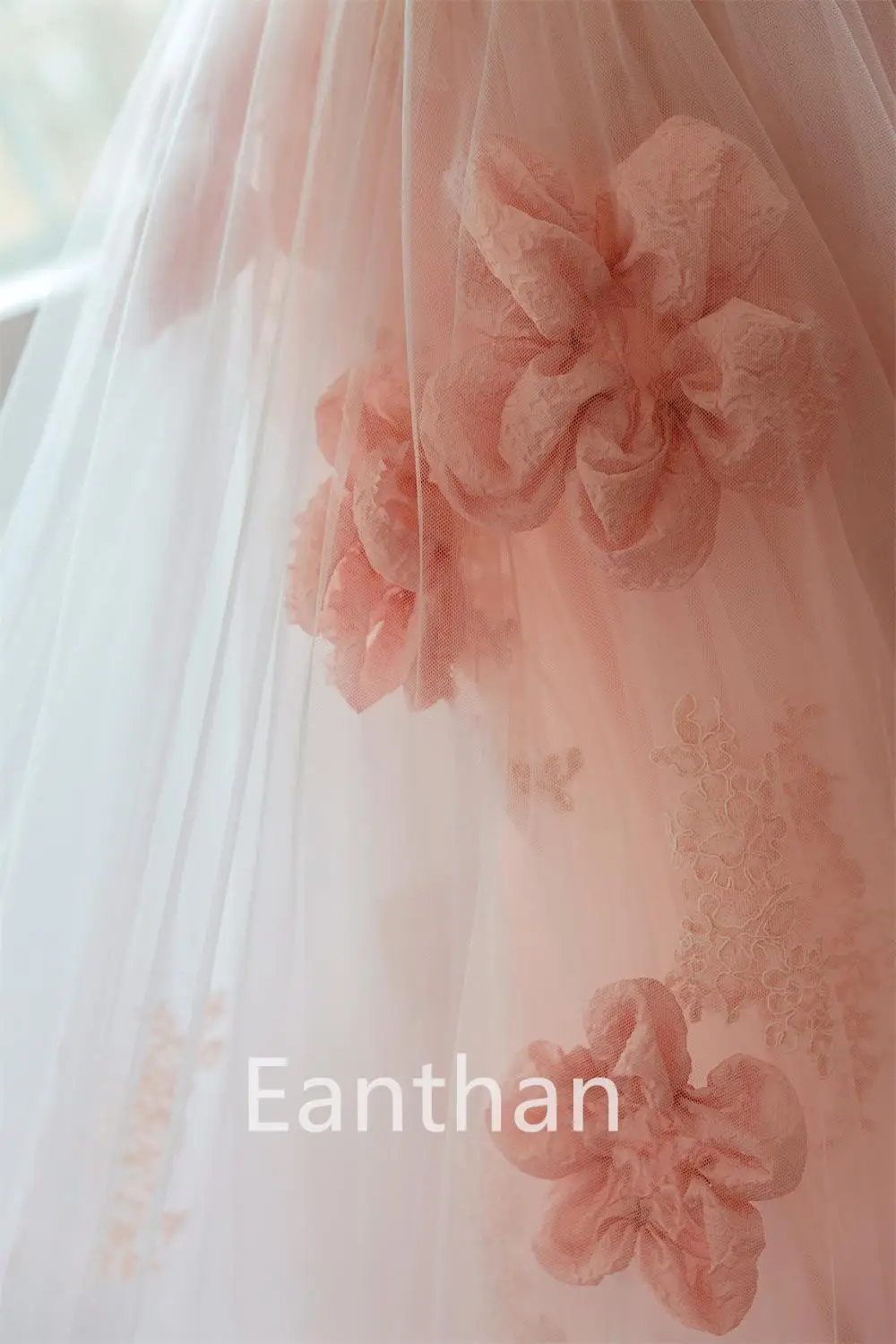 Robe de soirée en tulle rose, tenue de princesse, ligne A, avec nœud ouvert, longue, pour fête