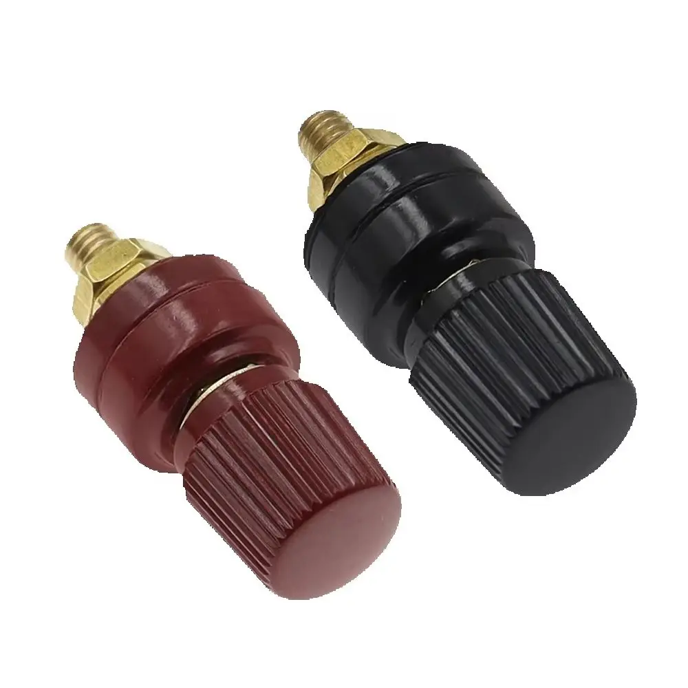 M6 Terminals Brass Posts Terminal Blocks Type 333 Thread Screw Red and Black 6mm