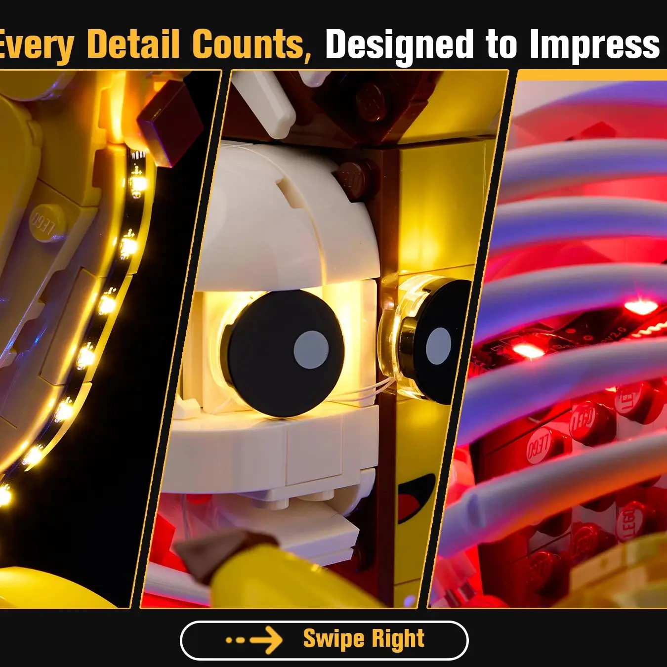 

LED Light Set for LEGO Peely Bone 77072