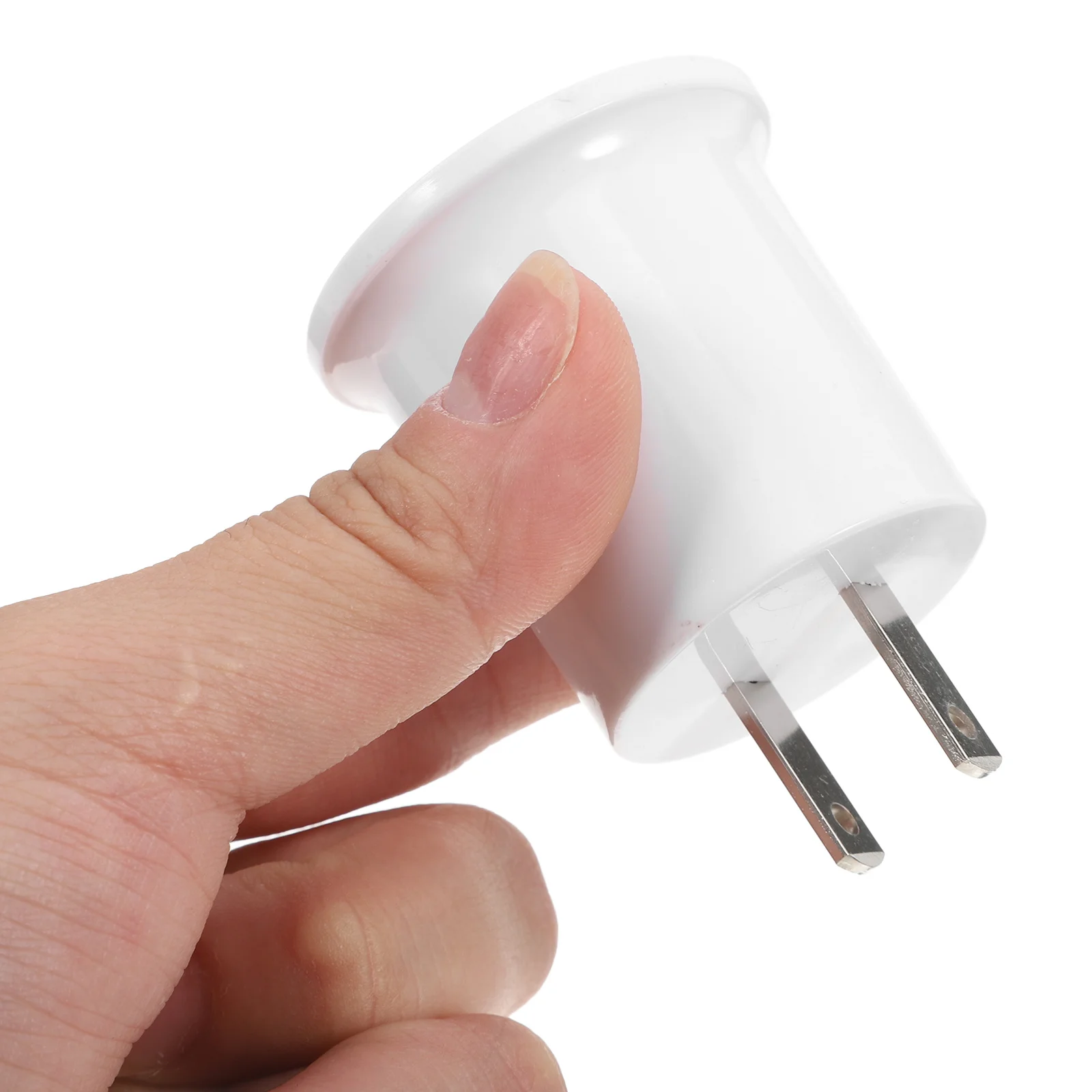 Adapter gwintu E27 na E26/E27, konwerter gniazda żarówki, 3 sztuki, z wtyczką amerykańską.