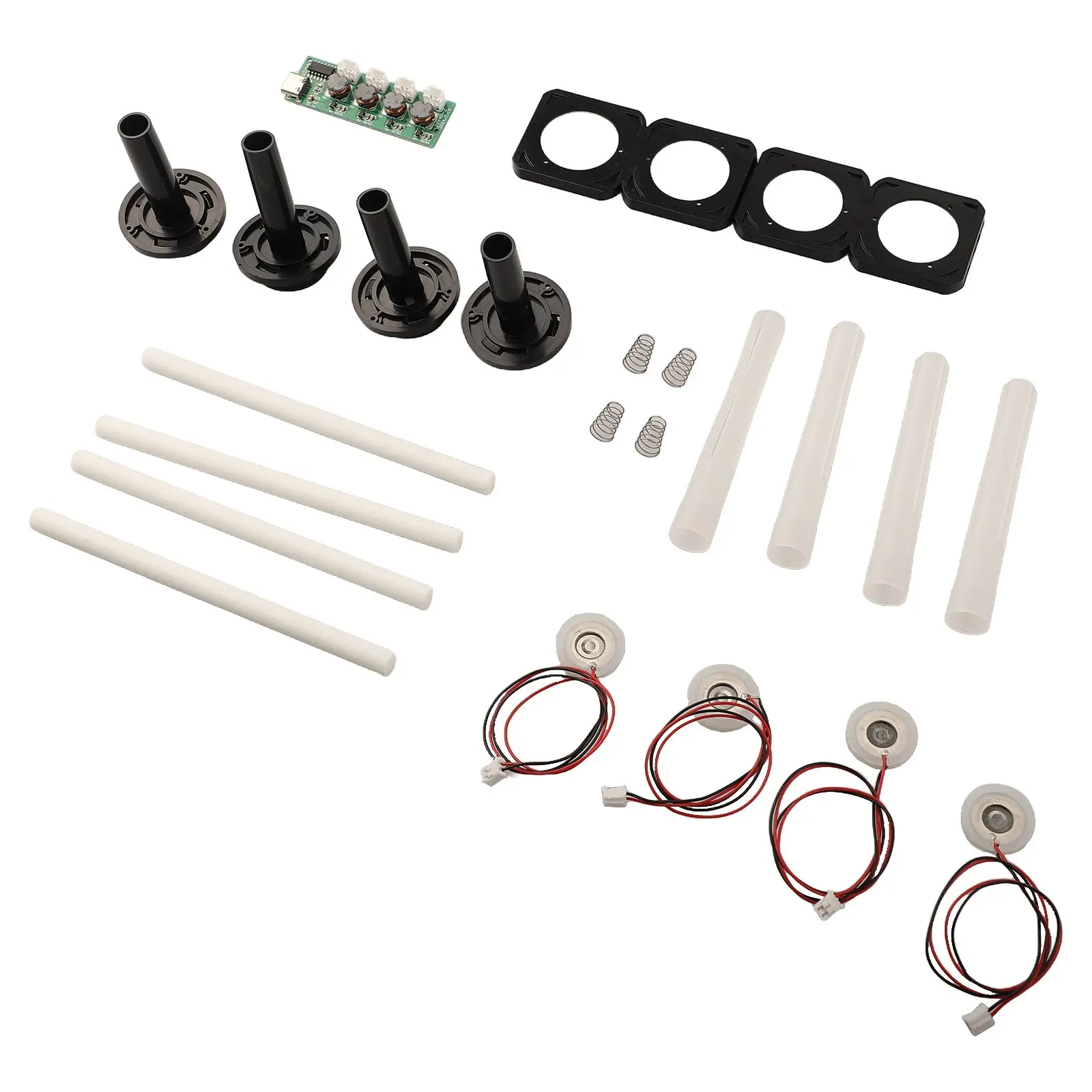 

TypeC Humidifier DIY Kit with 4 Atomizer Heads and Driver Board for Efficient Mist Production and Easy Operation