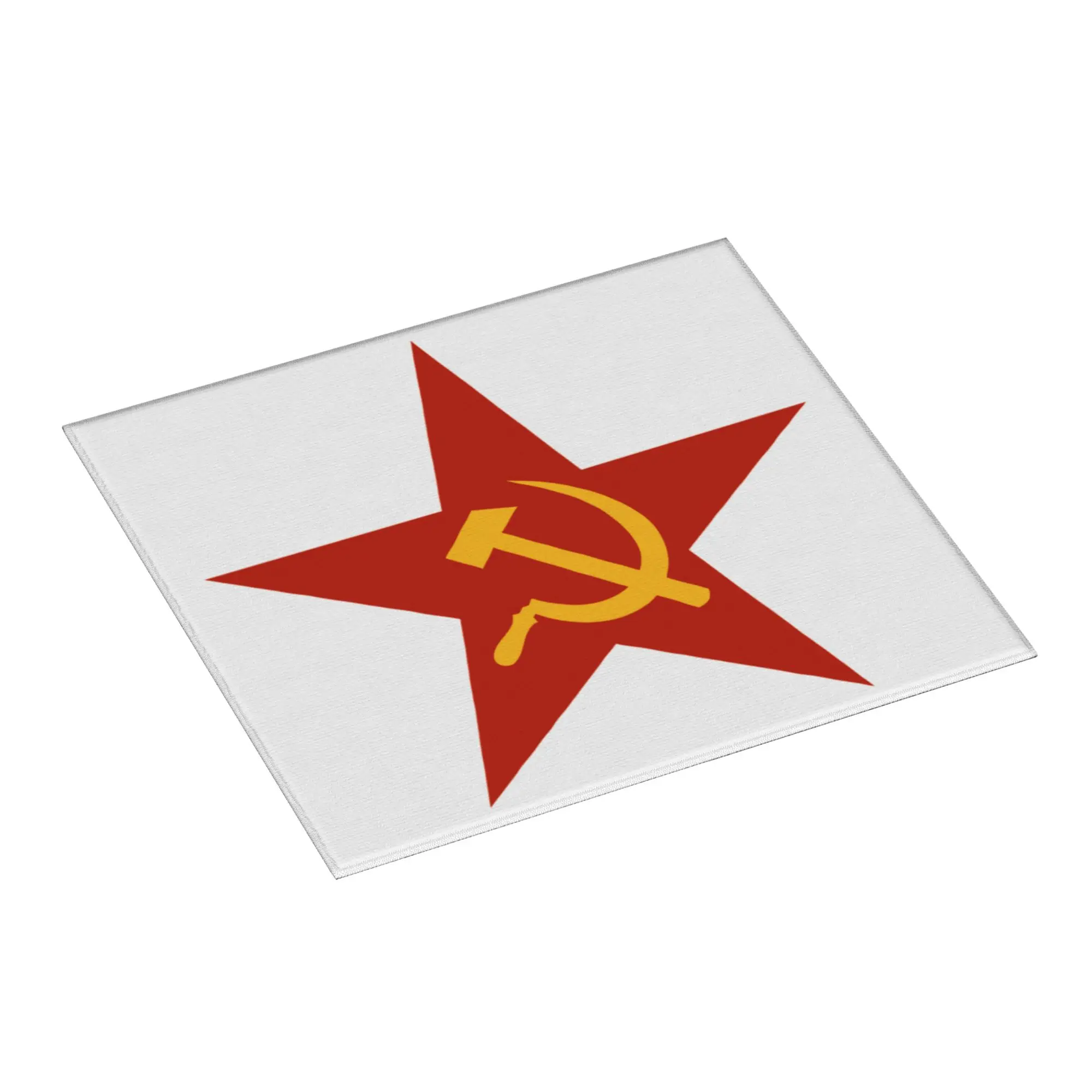 Hammer And Sickle CCCP Soviet Union Coat of Arms Non Slip Kitchen Counter Protector Mat Barware Tableware Mat For Kitchen