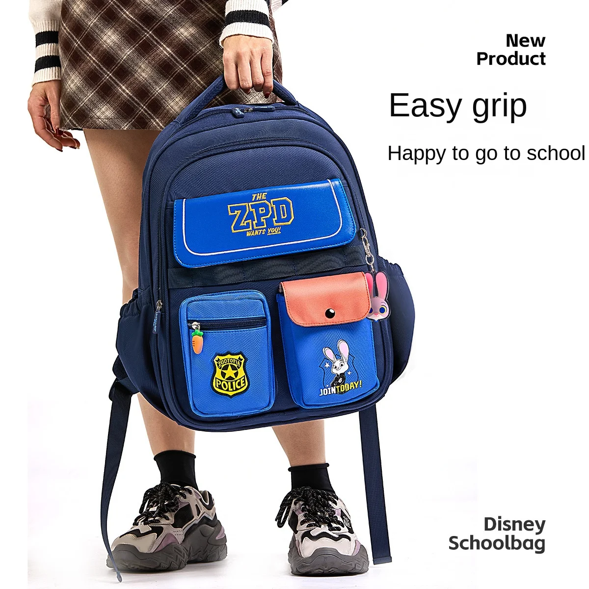 Disney New Boy Girl School Bag Primary Middle Student Shoulder Orthopedic Backpack Large Capacity Light Kids Gifts Mochilas