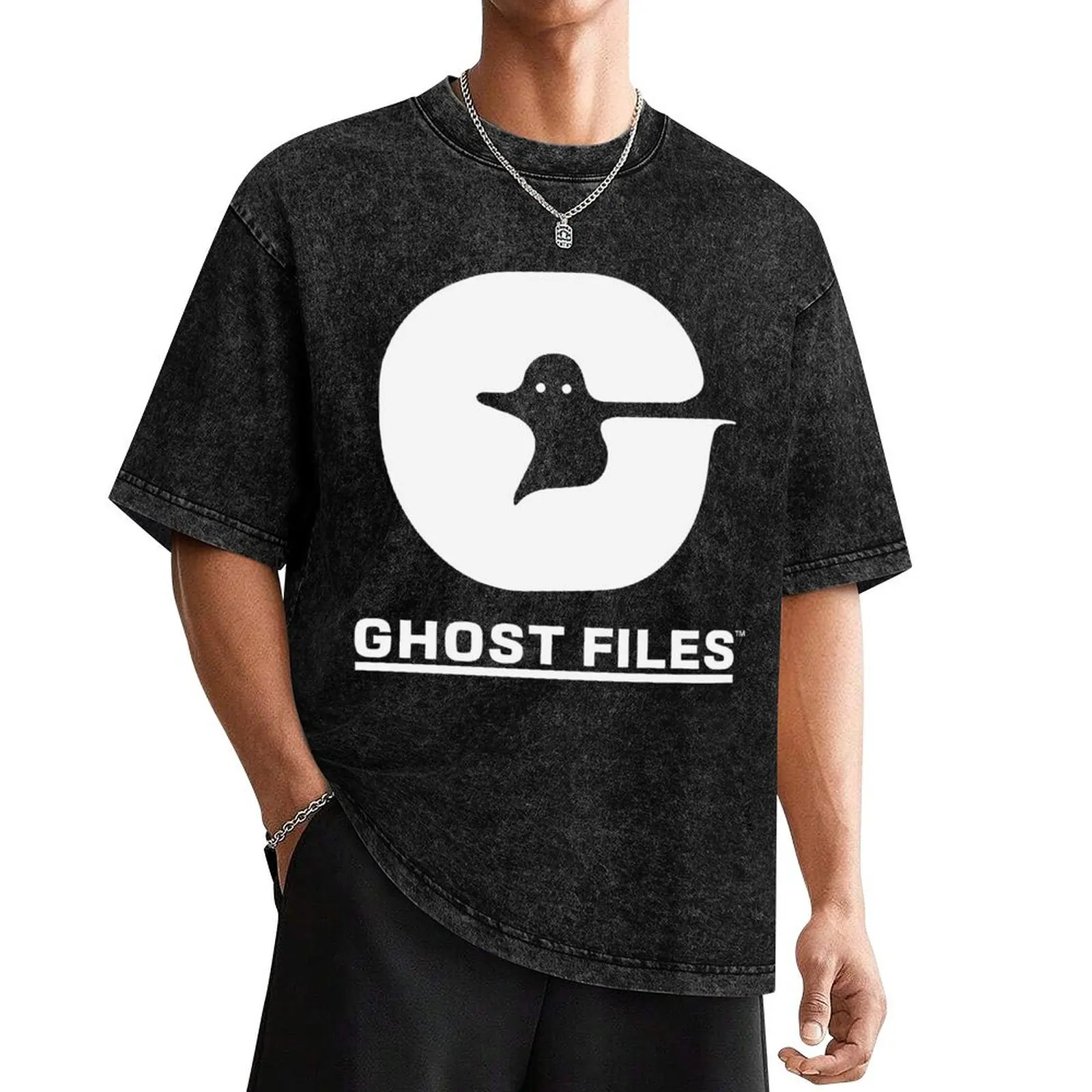 

Ghost Files Merch Ghost Files Logo T-Shirt for a boy custom t shirt T-shirt men
