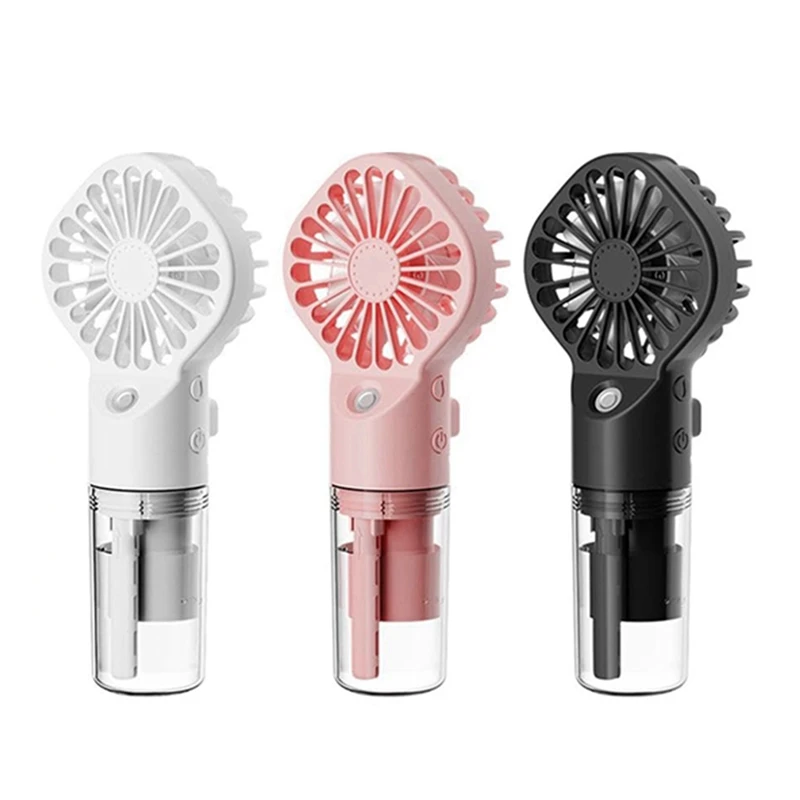 

Handheld Spray Fan,Adjustable Mini Rechargeable Fan, Suitable For Outdoor Camping Travel, Strong Wind Humidification Fan