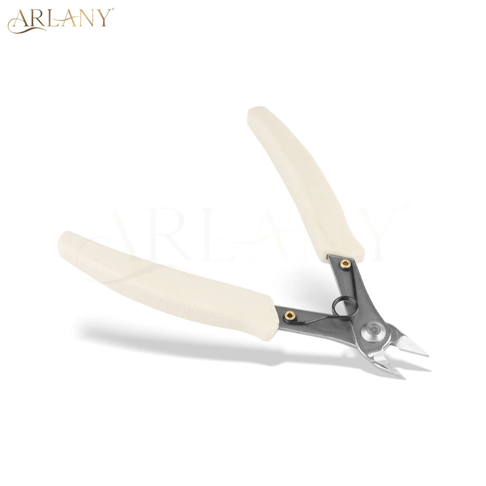 

ARLANY Keratin Bond Cutter Wire Flush Cutters Wire Nippers Hair Extension Pliers with an Opening Spring Keratin Extensions