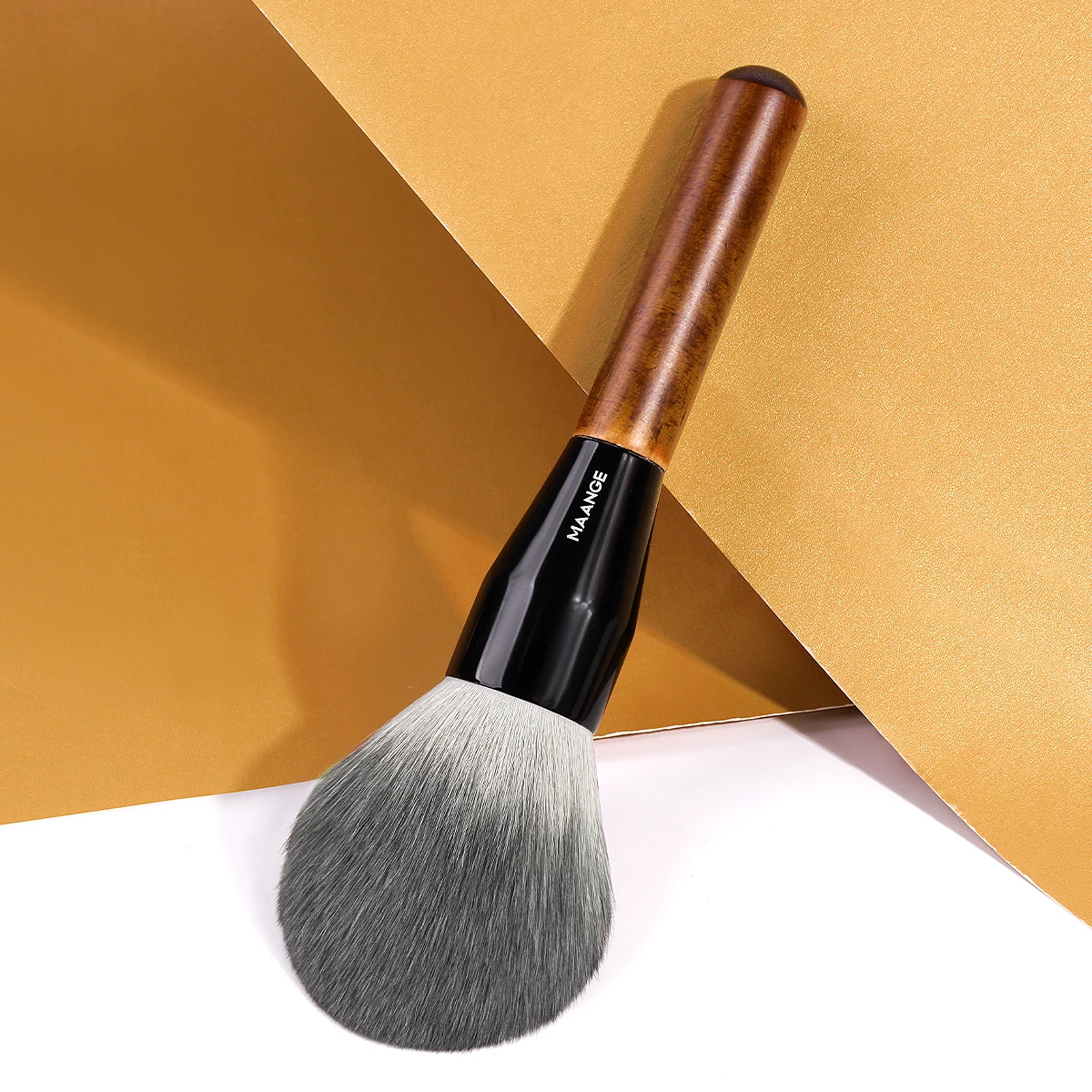 فرشاة بودرة احترافية من MAANGE، كبيرة كثيفة، وجه ناعم، حتى تطبيق إعداد البودرة المعدنية، هدية مميزة #6