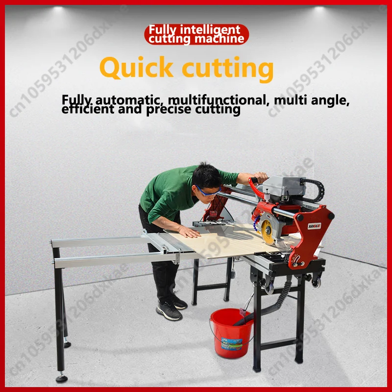 Automatic electricity ceramic tile skirting machines Desktop tile cutter 45 degree 800mm Water knife stone cutting machine