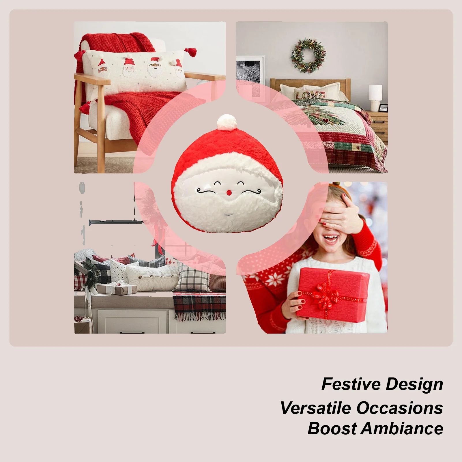 

Рождественская подушка, праздничные украшения, рождественские декоративные подушки для дома, гостиной, спальни, дивана, вечеринки, общежития