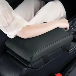Car Arm Rest Box Expander Cushion 5cm Thicken Luxury Center Console Box Protection Cover 3D Memory Foam Armrest Pad