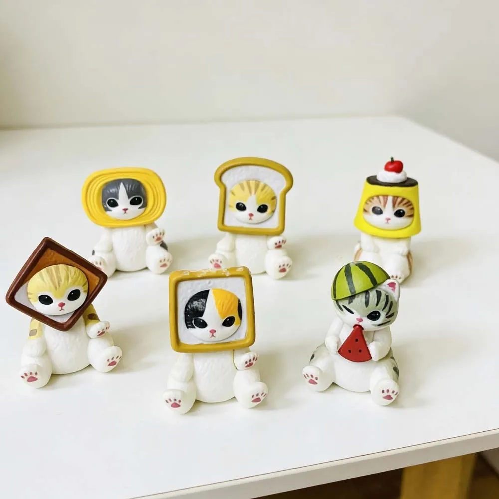

Mofusand Cake Cat Series слепая коробка подарок милые игрушки настольное украшение подарок на день рождения гаражный комплект коллекционные фигурки