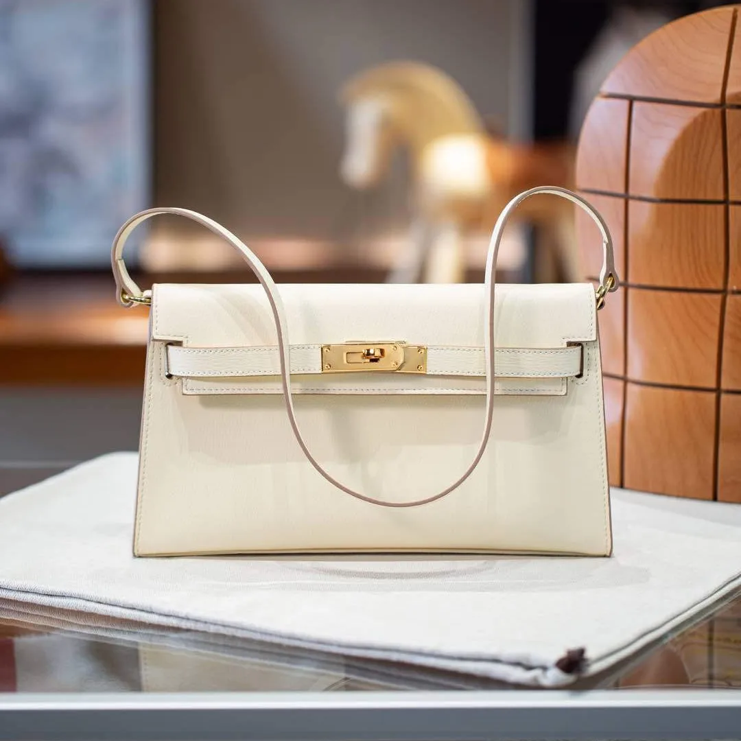 Caslan Kelly Elan bolso para axila con patrón de cabra, bandolera de un solo hombro, bolso de mujer de moda Retro de estilo Horizontal