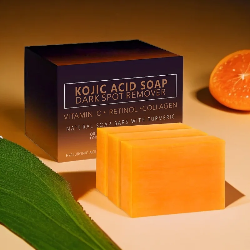 Folic Acid Soap, Lemon Soap, Orange-Flavored Handmade Essential Oil Soap, Glutathione Soap