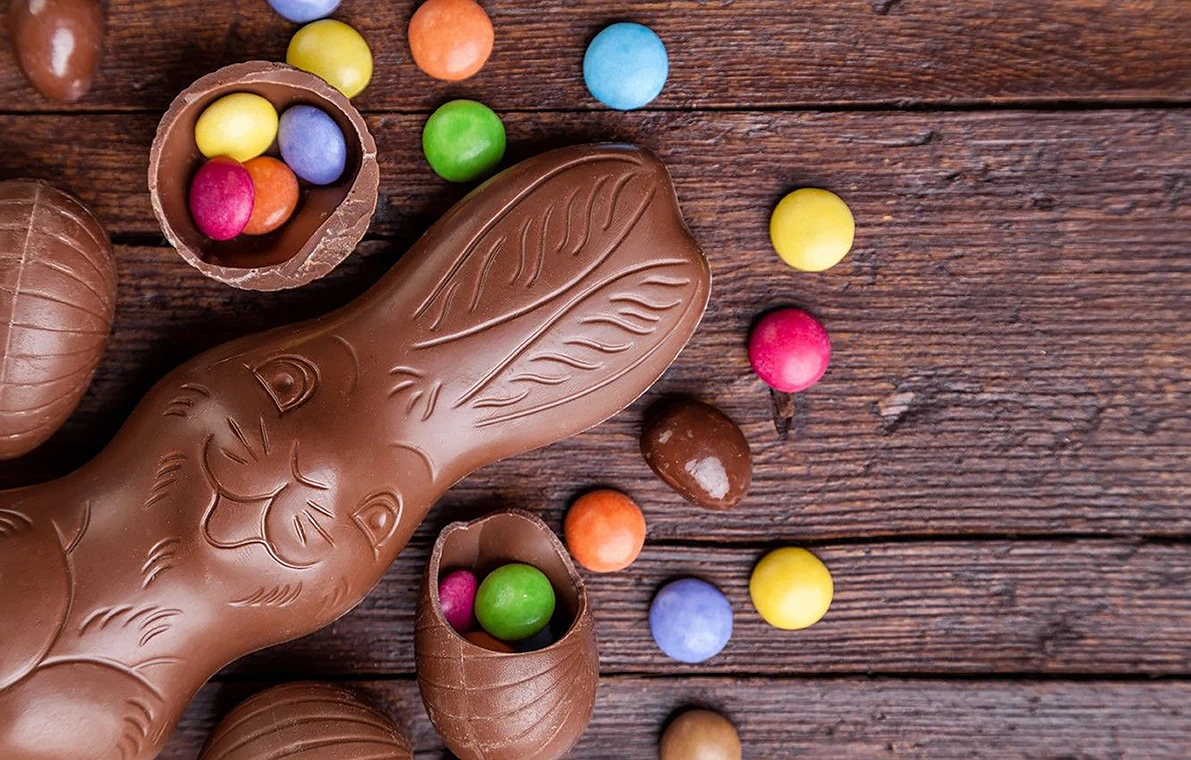 Tablones de madera con temática de Pascua, fondos con textura, huevos de Color, patrón Floral, Chocolate, conejo, tulipán, decoración fotográfica