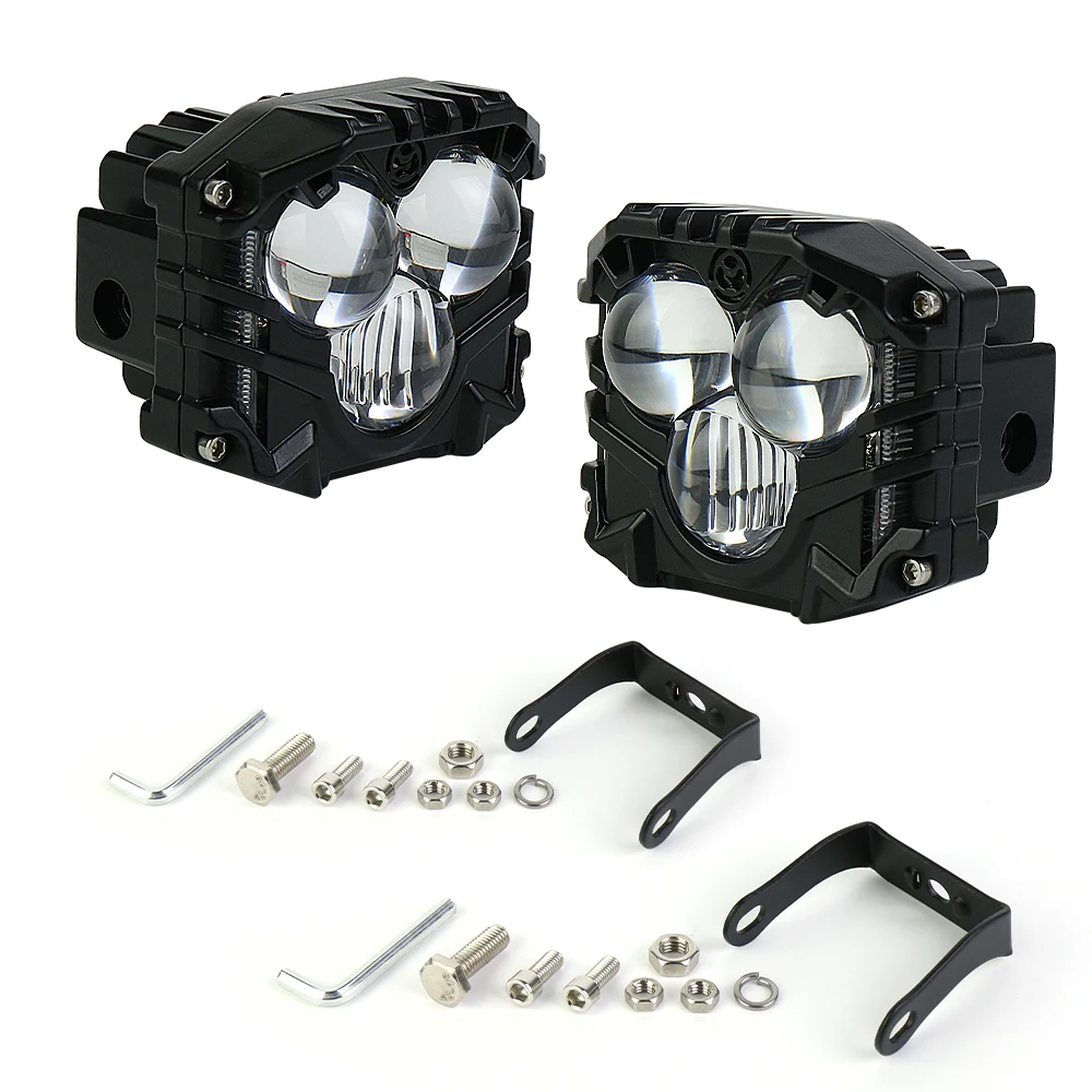 

MOVOTOR 40W Off Road Light Pods with Projector Spot Beam Ditch Light LED Cube Lights for Trucks ATV SUV UTV 4x4 Boat